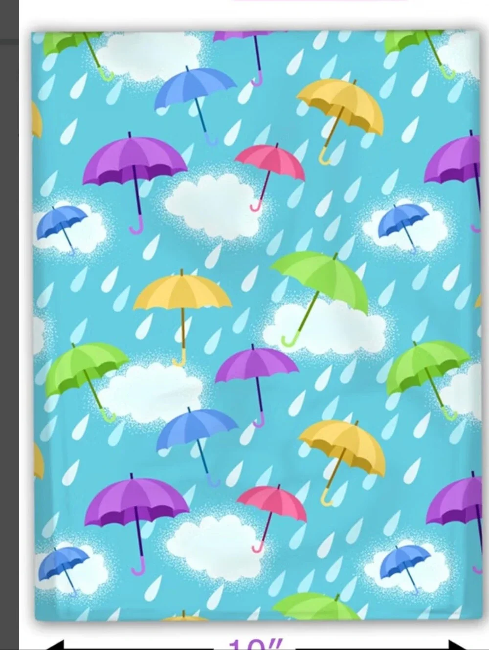 15 ct Umbrella Polymailers 10x13